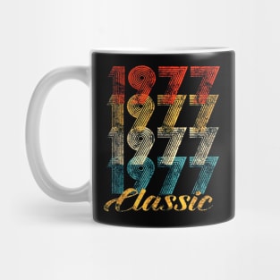 40th Birthday Gift Vintage 1977 Mug